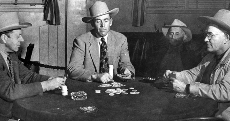 Emergence of the Game of Poker