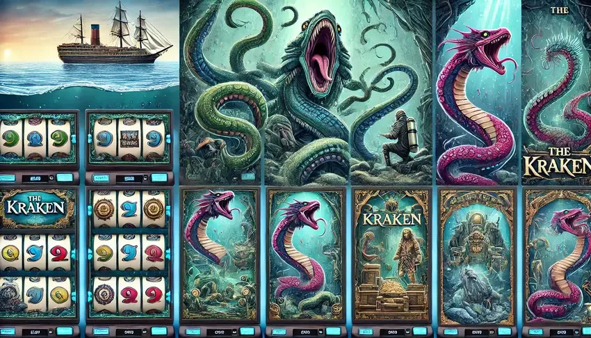 Kraken-themed casino slot