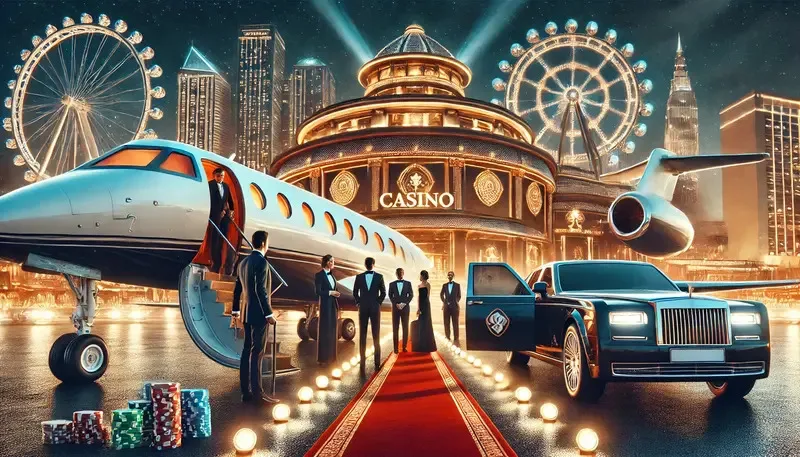 Luxurious junket casino tour