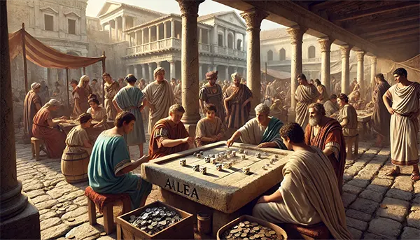 Gioco d'azzardo romano antico