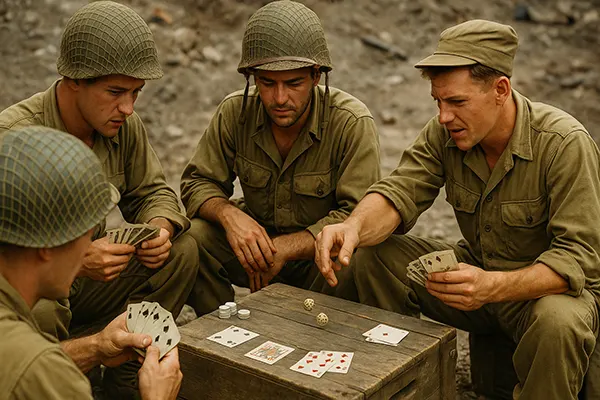 Escena de apuestas bélicas
