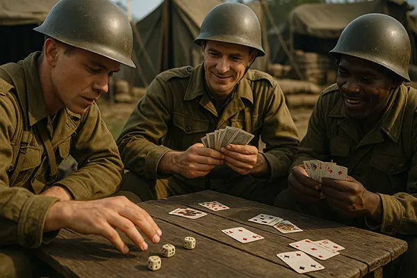 Jogo de azar militar